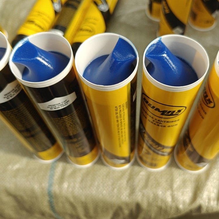 400g Cartridge Plastic Tube High Temp Wheel Bearings Grease Oil High Quality Multipurpose MP3 Blue Polyurea Lubricant Grease
