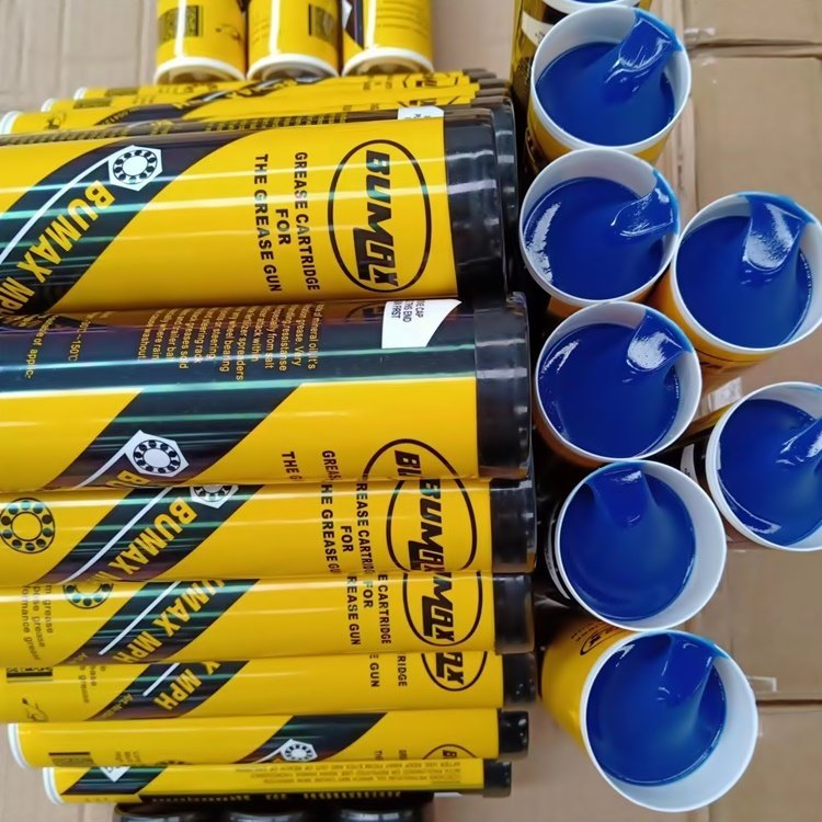 400g Cartridge Plastic Tube High Temp Wheel Bearings Grease Oil High Quality Multipurpose MP3 Blue Polyurea Lubricant Grease