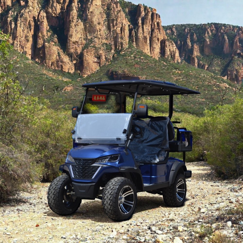 Factory New 4-Seater Electric Lithium Golf Cart 48v/72v Battery Aluminium Frame Gasoline Compatible with Club Car Model