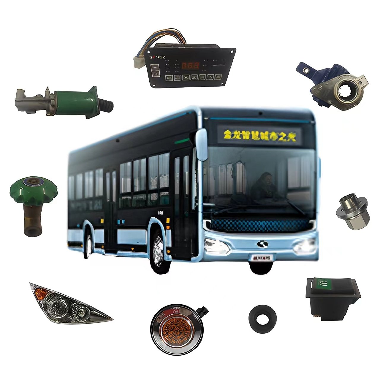Golden Dragon Kinglong Rear Lamp Kinglong Higer Bus Tail Light Higer Bus Parts Higer Bus Light