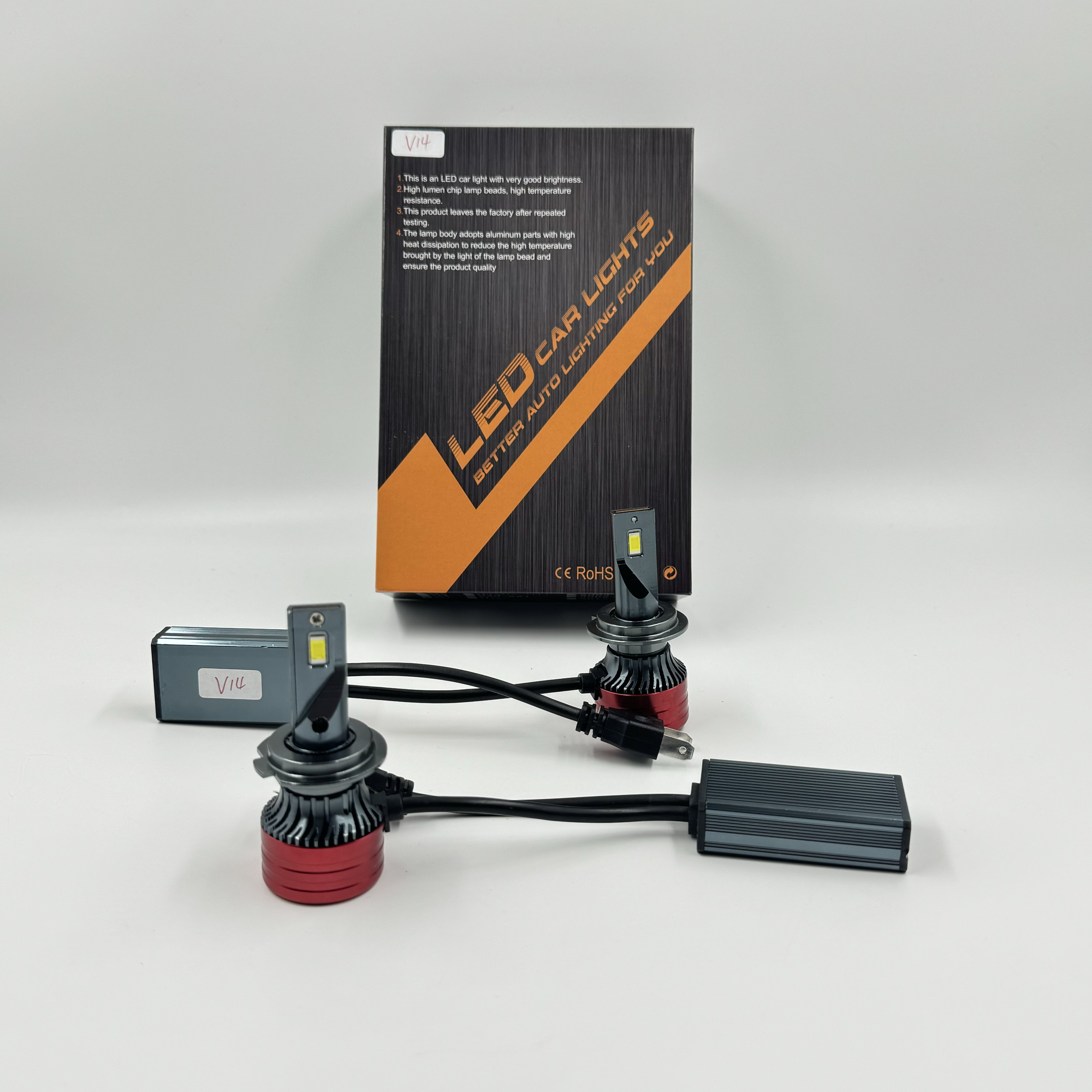 V14 Good Price 170W 20000Lm H11 H4 H7 9005 9006 LED Headlight Bulb Accessories for Car Led Car Light Canbus Auto Led Headlight