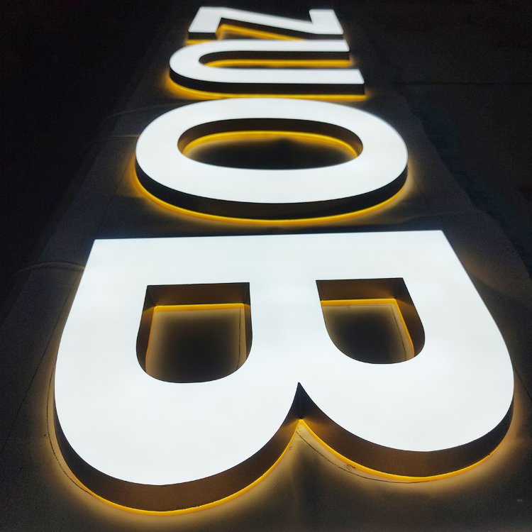 Super Bright 3d Acrylic LED Logo Signage Luminous Channel Letters Business Led Light Signs