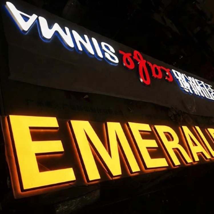 Super Bright 3d Acrylic LED Logo Signage Luminous Channel Letters Business Led Light Signs
