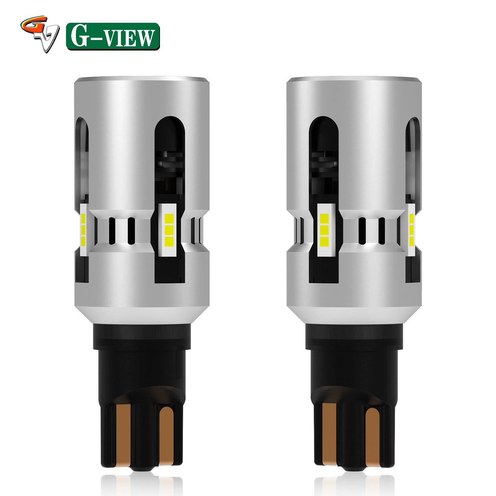 Gview High Quality Car LED Backup Lights Super Bright Error Free for Backup Reverse Tail Lights 6500K White Led Lights Bulbs