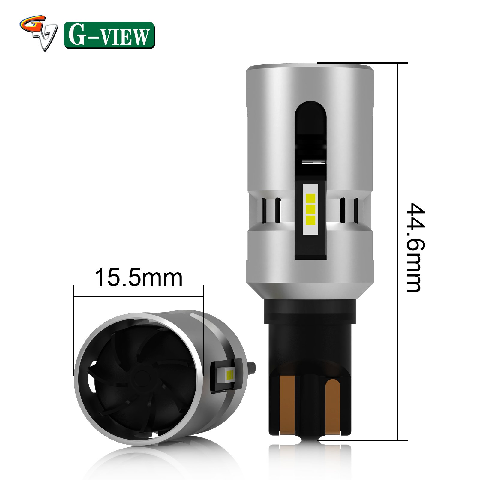 Gview High Quality Car LED Backup Lights Super Bright Error Free for Backup Reverse Tail Lights 6500K White Led Lights Bulbs