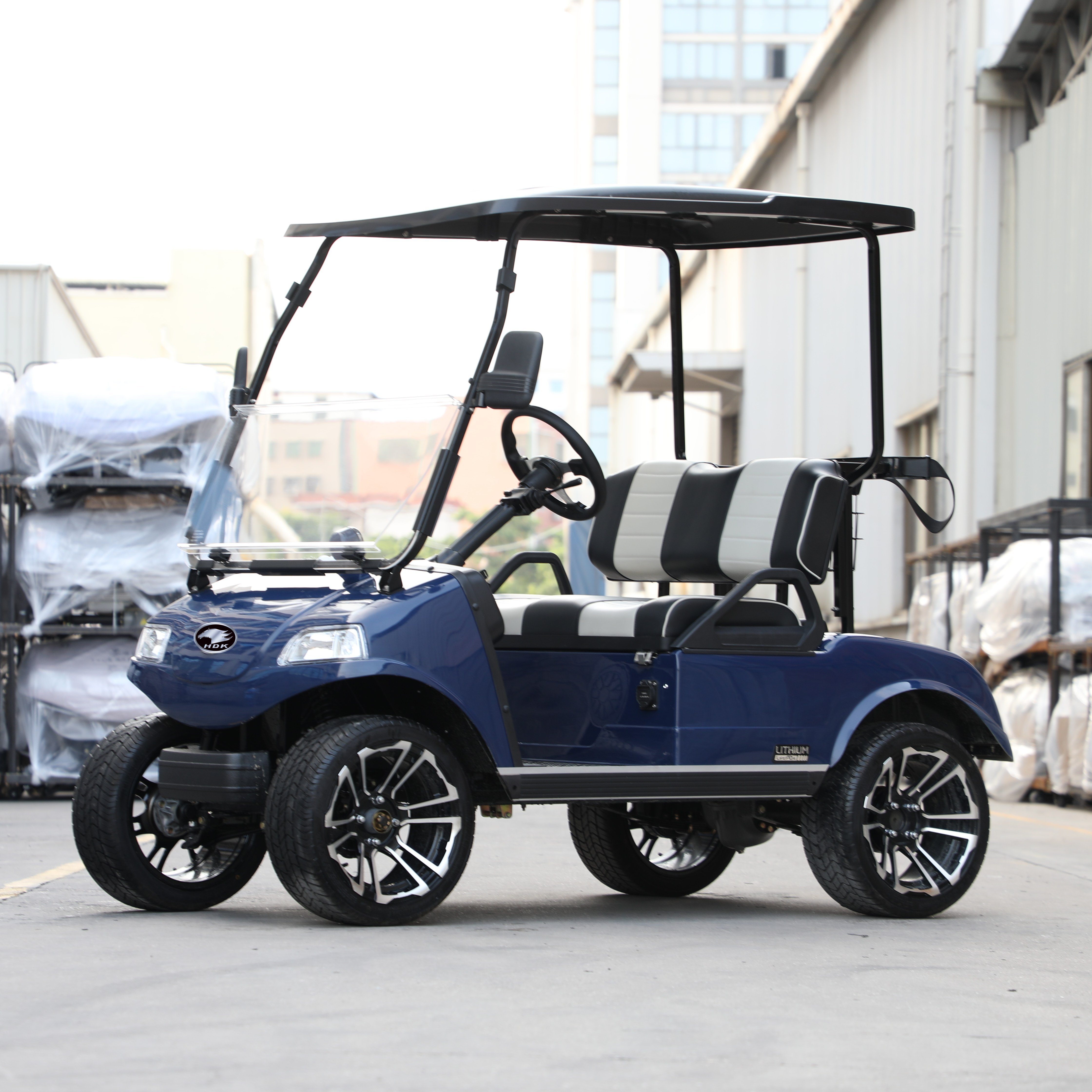 Golf Courses Fleet Electrical Vehicle UTV Sightseeing Mini Car 2 Seat for Sale Buggy HDK EVOLUTION Electric Golf Cart