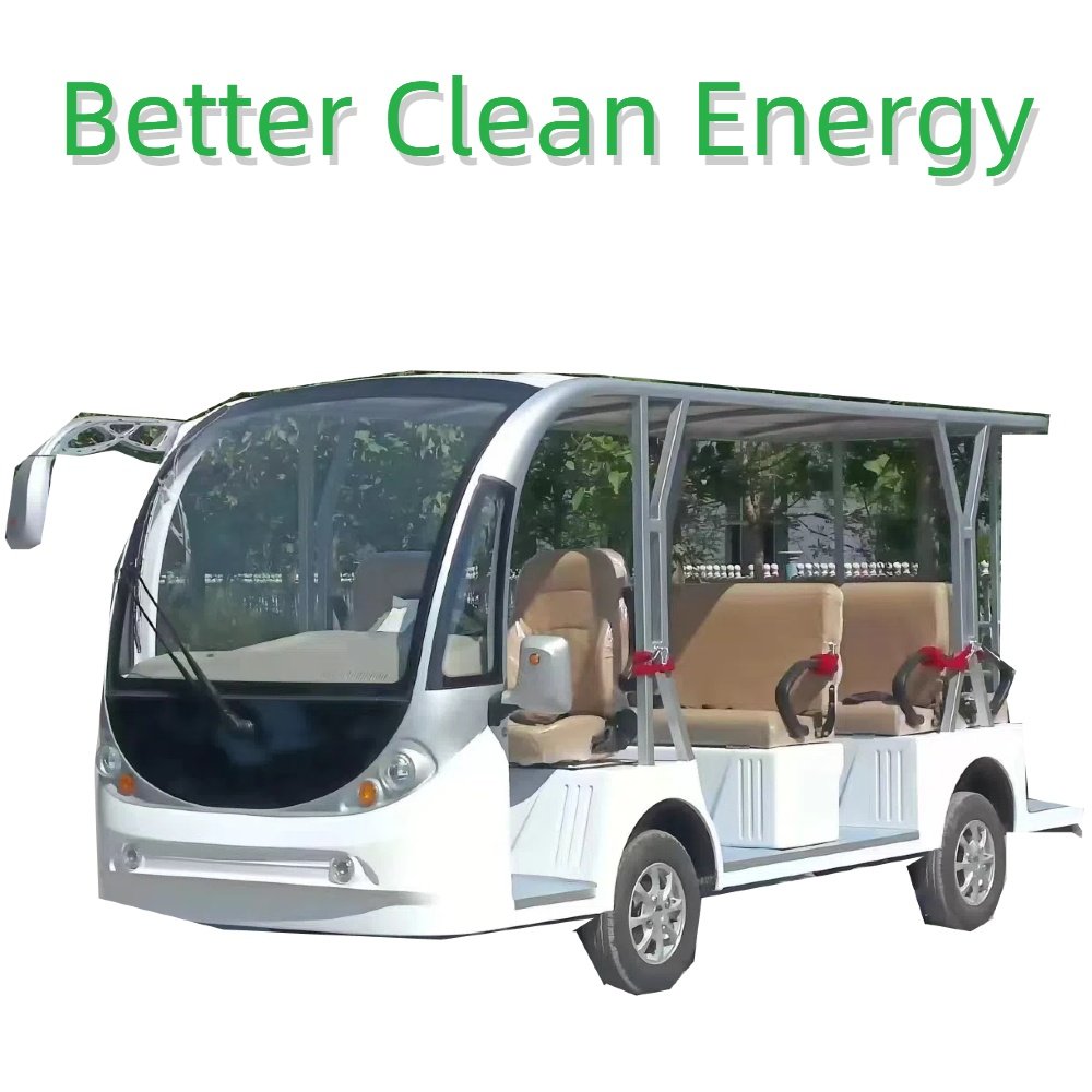 2024 New Design Sightseeing Club Car Shuttle Bus 8 11 14 17 20 23 Seats Electric Mini Bus for Travel