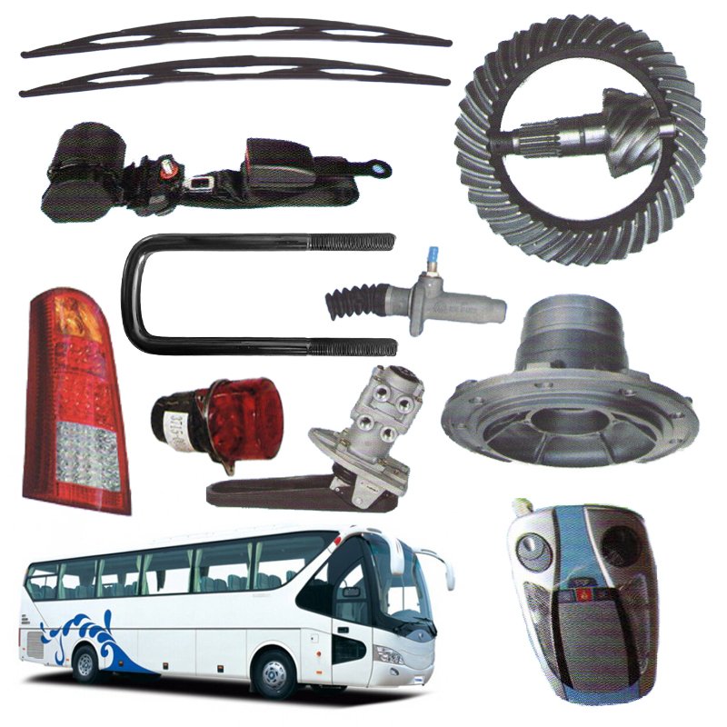 Chinese Bus Parts for Zhongtong Higer Yutong Kinglong Bus Accessories Body Headlamp Engine Seat Spare Parts