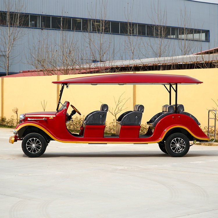 Classic Vintage Electric Sightseeing Bus Car Retro Antique Golf Cart for Sale Display Frame Price