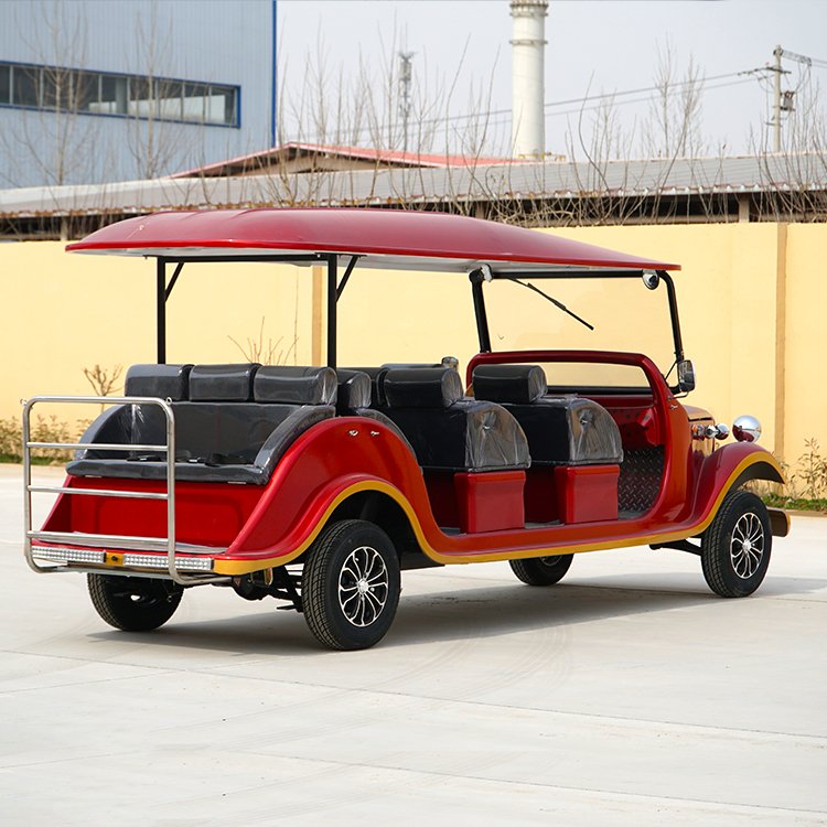 Classic Vintage Electric Sightseeing Bus Car Retro Antique Golf Cart for Sale Display Frame Price