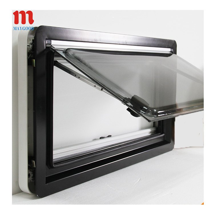 MAYGOOD Camper caravan Side Window Rv Window Right Angle Top-hung RV Window 300*500mm