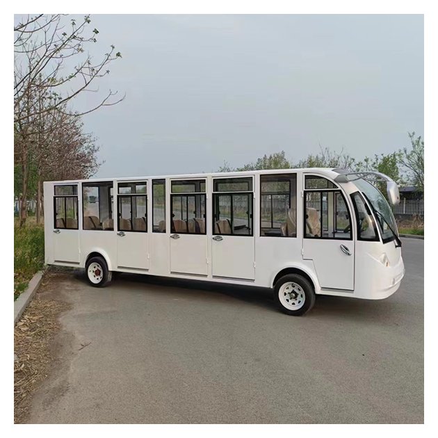 Electric Sightseeing Bus 17 Seater Electric Sightseeing Car 72v 9kw Motor