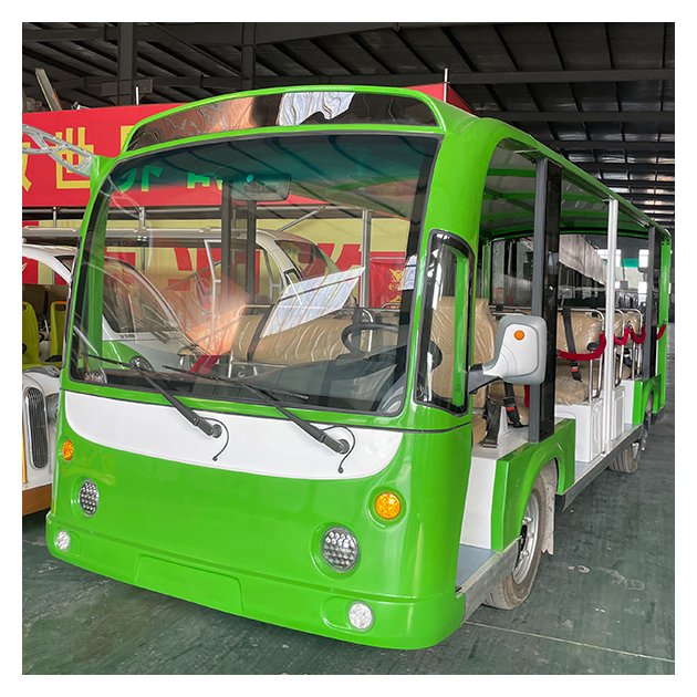 Electric Sightseeing Bus 17 Seater Electric Sightseeing Car 72v 9kw Motor