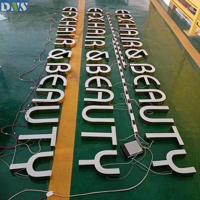 Signs for Front Light Board Display Led Business Store Frontlit Letter Sign Name Boards