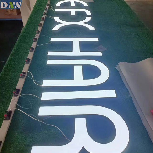 Signs for Front Light Board Display Led Business Store Frontlit Letter Sign Name Boards