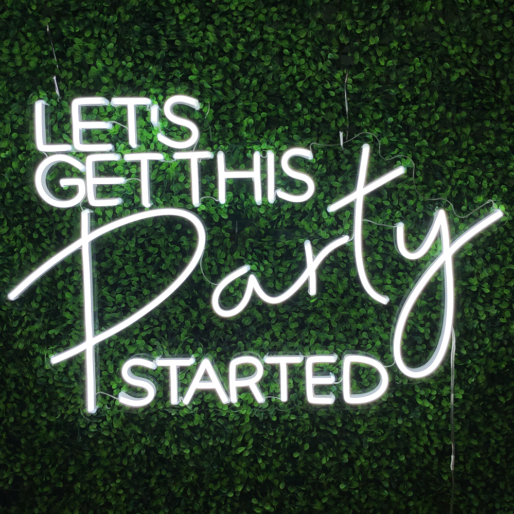 Koncept New Arrival Drop Shipping Small Decorative Neon Signs Store Party Wedding Letters Custom Led Neon Sign