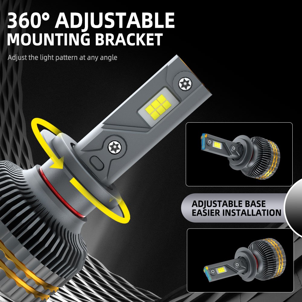 Popnow LED H4 Headlight Car Light Bulb 9005 9006 Led Light Car H7 12V 9004 9007 H13 H11 Luce Para Auto Xenon Light