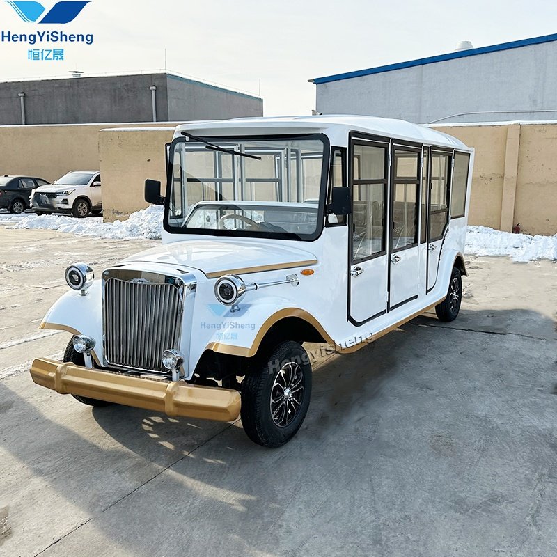 Classic Luxury Car for Resort Hotel Sightseeing Tourism Wedding Golf Cart Vintage-Inspired Golf Cart