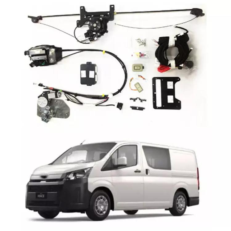 LHD Electric Sliding Door Kit for Hiace Granace Premium Super Grandia 2019 Car Automatic Slide Door Kit Accessories