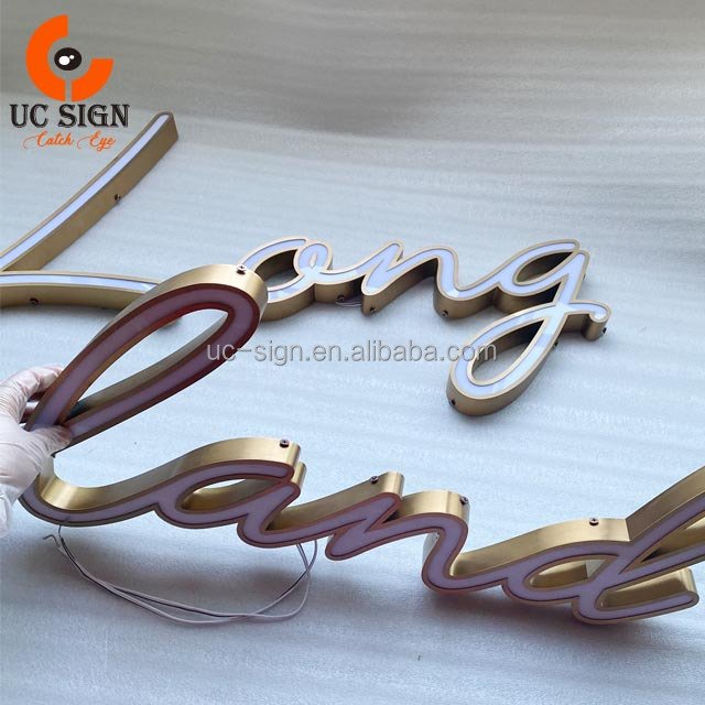 Custom Store Front Acrylic Letter Sign Electronic Led Advertising Light Signs Illuminated 3d Led Signs