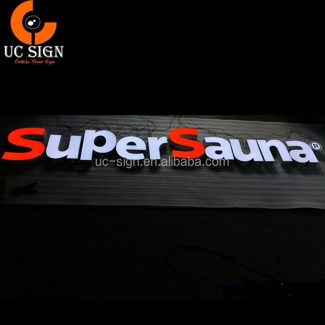 Custom Store Front Acrylic Letter Sign Electronic Led Advertising Light Signs Illuminated 3d Led Signs