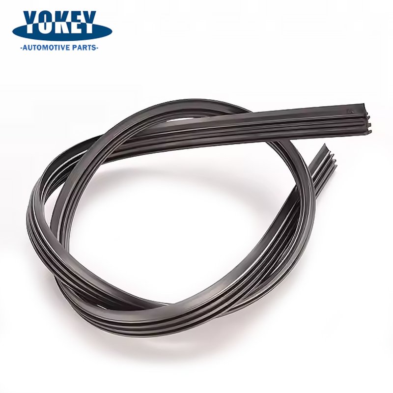 26 - Inch Black Universal 6mm Silicone Frameless Auto Mobil Bus Front Glass Wiper Blade Refill