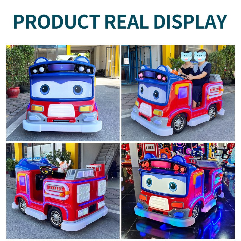 Top-Quality Amusement Kid Ride Battery Bumper Car With Big Wheels for Indoor and Outdoor Areas of Shopping Malls and Squares