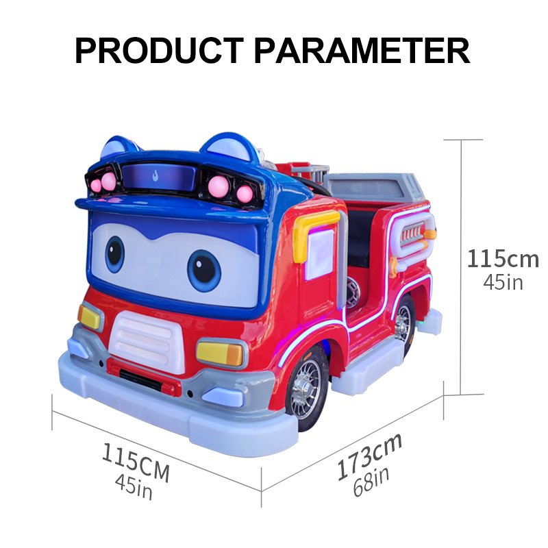Top-Quality Amusement Kid Ride Battery Bumper Car With Big Wheels for Indoor and Outdoor Areas of Shopping Malls and Squares