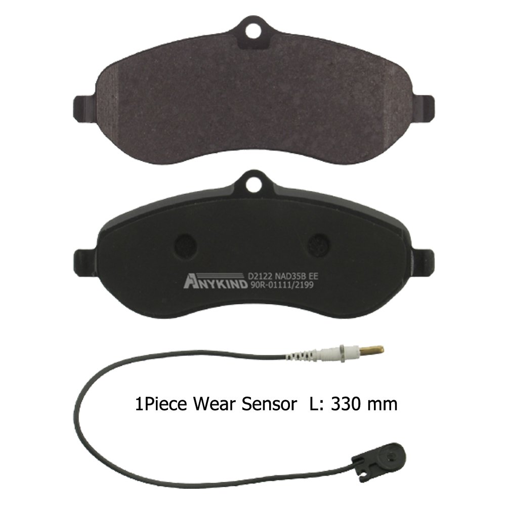 D2122-9358 Front Brake Pads for Peugeot Expert Tepee VF3X Bus 01/2007-04/2016