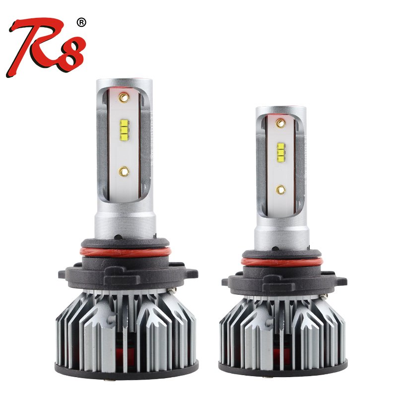 Z6 All in One Car LED Headlight Super Bright 5800LM 50W 360 Degrees Adjustable IP68 Intelligent Driver 6500K H1 H4 H11 9005