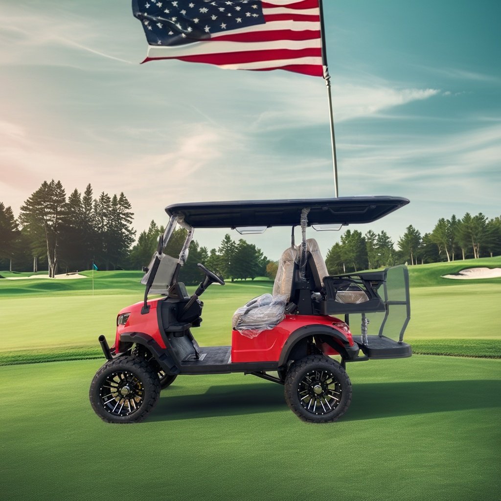 Electric Vehicle Chassis Utility Vehicle Sightseeing Bus Car Electric Buggy Road Street Legal Golf Cart 4 Seater Golf Cart