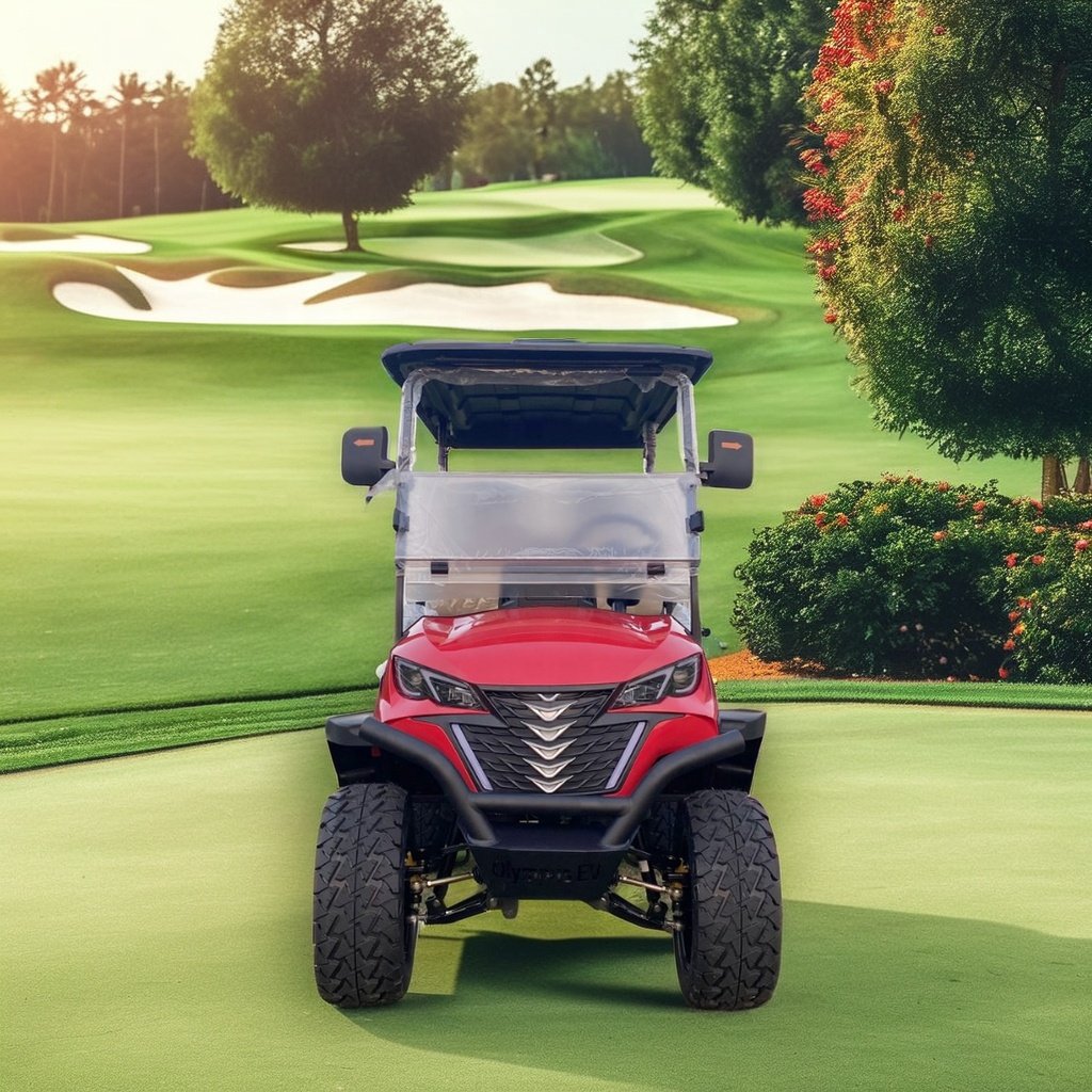 Electric Vehicle Chassis Utility Vehicle Sightseeing Bus Car Electric Buggy Road Street Legal Golf Cart 4 Seater Golf Cart