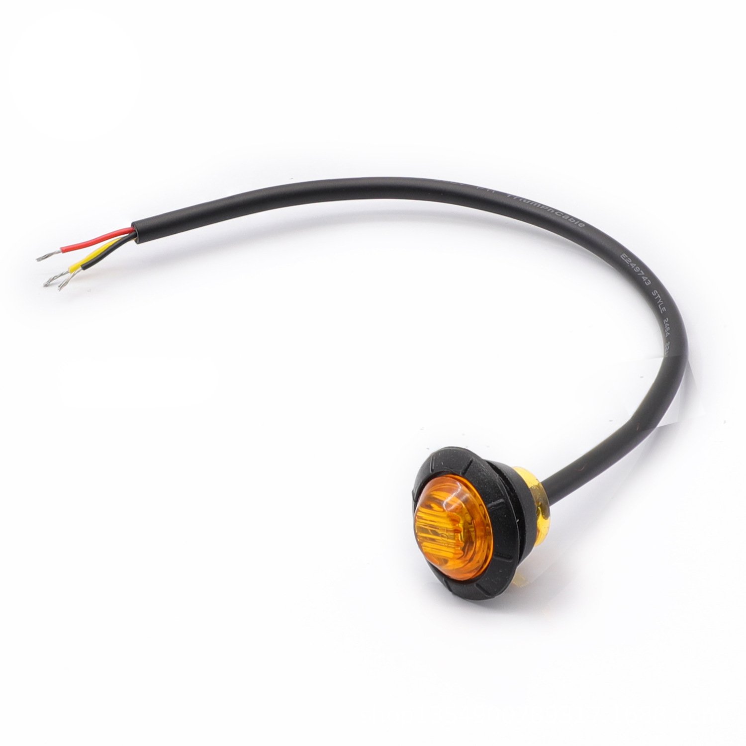 3/4 Inch Hi/low Beam Led Side Marker Light DOT SAE 2 Modes 12v Trailer Cars Van Truck Side Signal Indicator Turn Warning Light