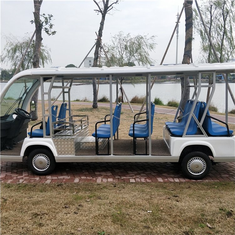 14 Passengers CE ISO9001 Certificate Leisure Gasoline Powered Mini Tourist Bus for Sale Shuttle Tour Sightseeing Car