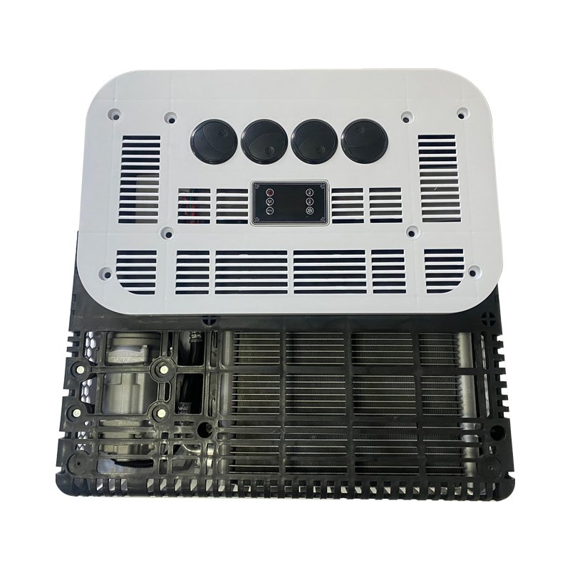 12V 24V Compressor Air Conditioner for Light Trucks Van Parking AC System for Cars and Buses