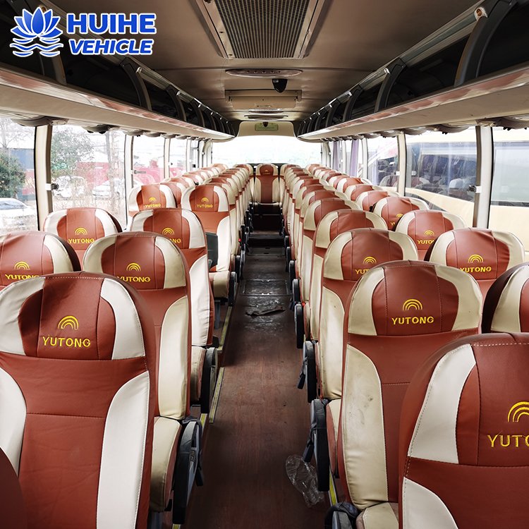 Yutong 6112D Luxury Tour Passenger Coach Bus 56 Seats Right & Left Hand Drive Turbo Engine-Diesel & Electric Fuel Used Bus Sale