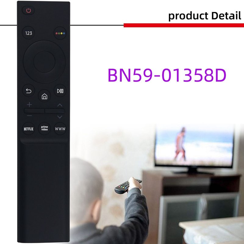 Remote Control Replacement BN59-01358D for Samsung Smart TV UE43AU7100U UE43AU7500U QN50QN90AAFXZA QN55QN90AAFXZA