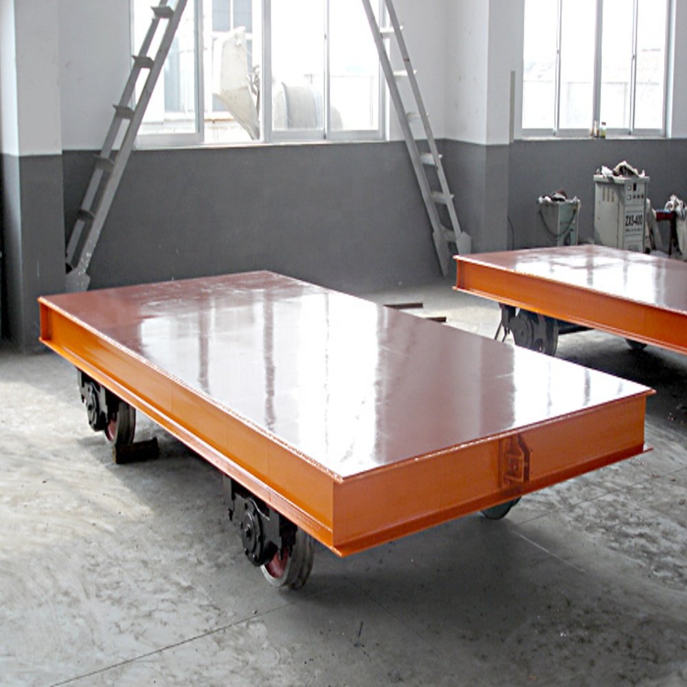 Hot Selling Train Wheel Heavy Duty Mover Trolley Shuttle Bus Transfer Trolley Transfer Cart