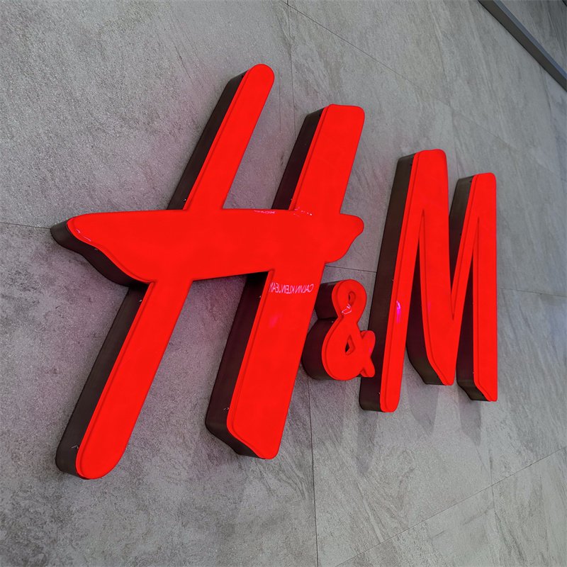 Custom Logo LED Light Acrylic Sign for Business 3D Customized Decoration for Home Office Bar or Mall Advertising
