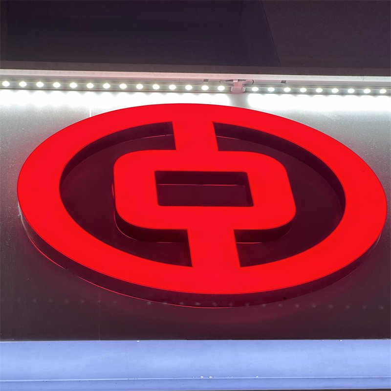 Custom Logo LED Light Acrylic Sign for Business 3D Customized Decoration for Home Office Bar or Mall Advertising