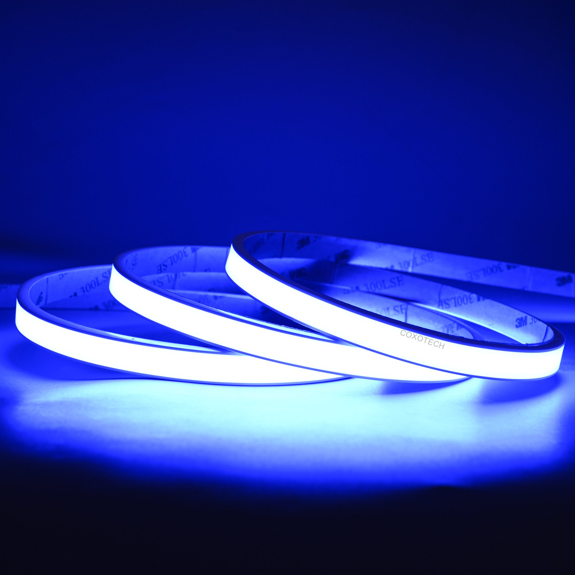 480LEDs COB Neon LED Strip 12mm Wide RGBW Emitting Color Silicone Body 24V Input Hotels Single Multicolor Options Available