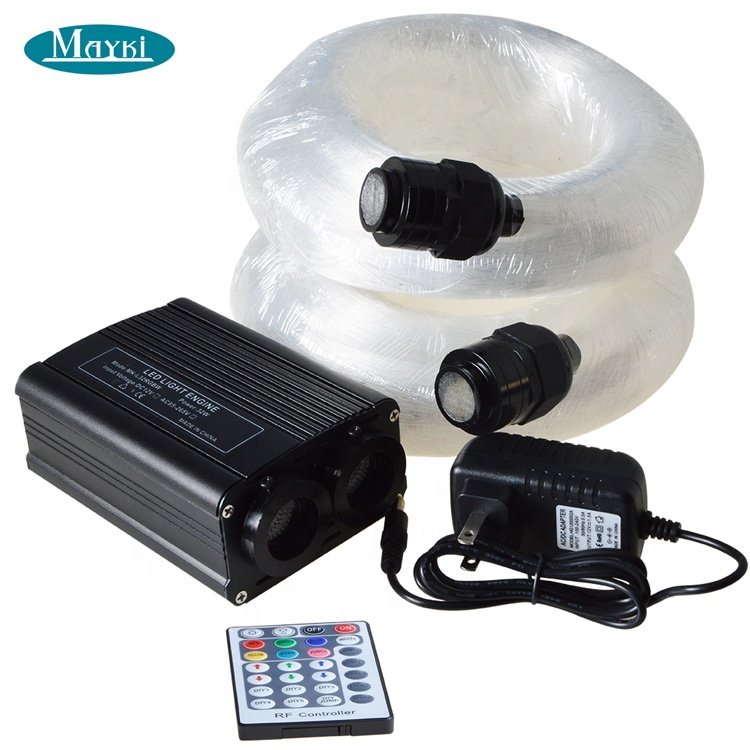 Dual Port Optical Fibre Lighting 32w RGBW WiFi Led Fiber Optic Light Source