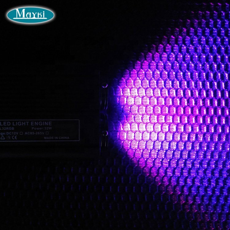 Dual Port Optical Fibre Lighting 32w RGBW WiFi Led Fiber Optic Light Source