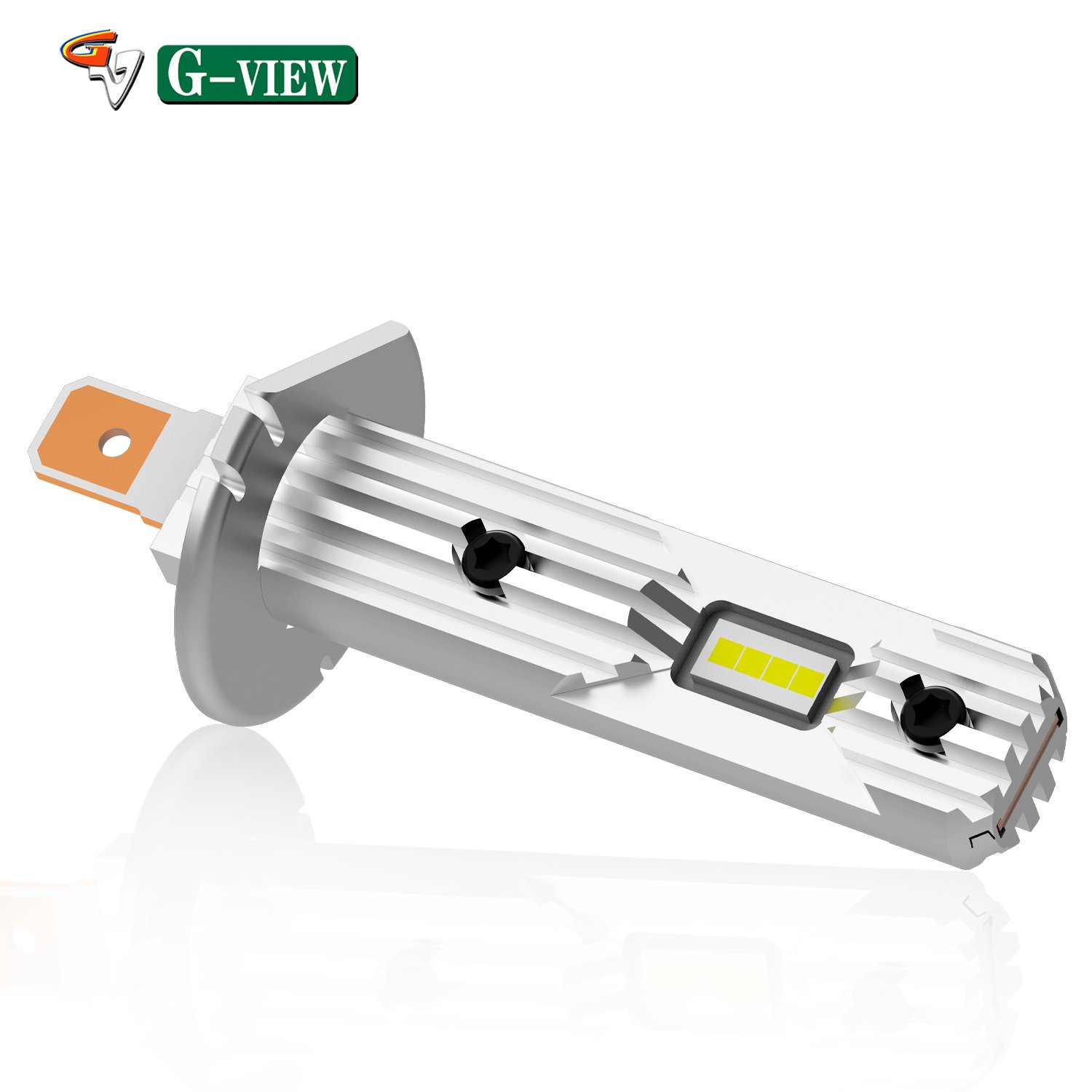 Gview GS Mini Size 60w LED Chips 3000k 6000k White LED H1 LED Headlights Car LED Bulbs for Car Accessories