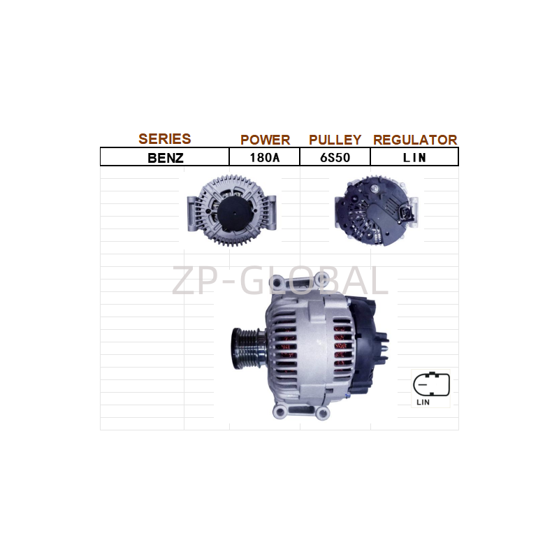 Voltage Regulator Circuit Car Alternator 12v Low Rpm A6461540102 for Mercedes-Benz Sprinter 209/211 Viano 2.0/2.2