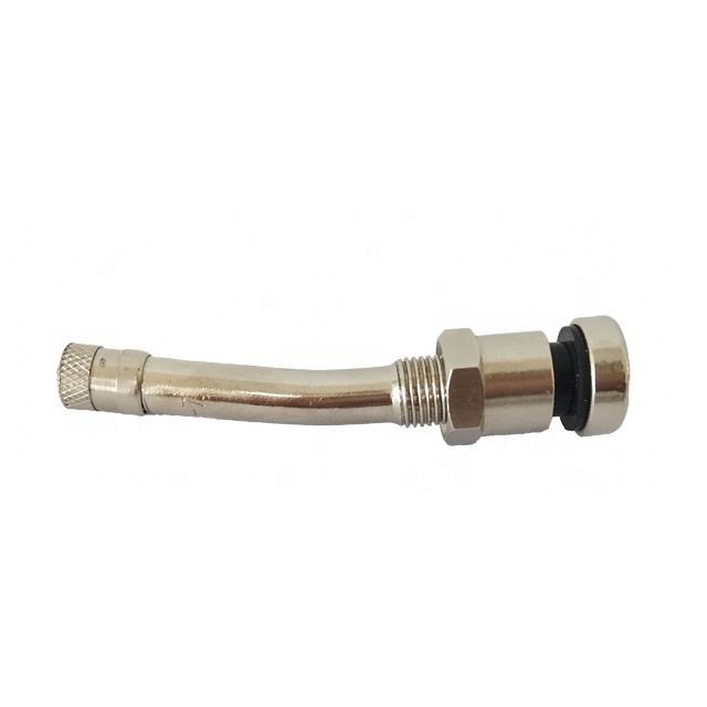 Brass Truck Angle Tire Metal Valve Stems Caps for 70MS-7 9.7mm Hole Aluminum Wheel Rim