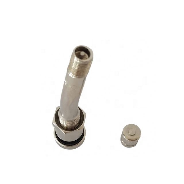 Brass Truck Angle Tire Metal Valve Stems Caps for 70MS-7 9.7mm Hole Aluminum Wheel Rim