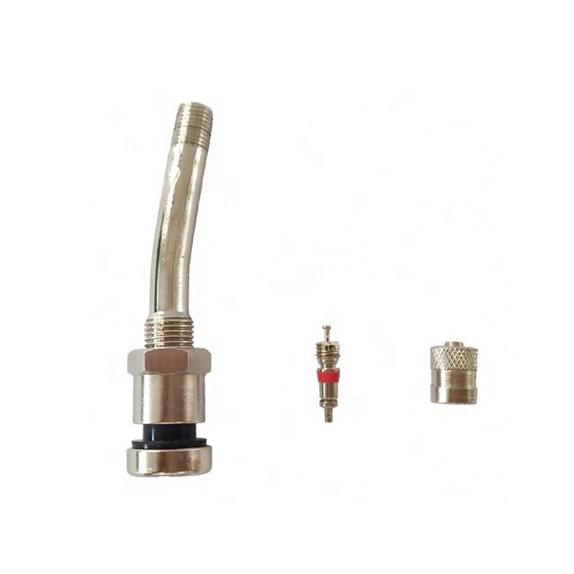 Brass Truck Angle Tire Metal Valve Stems Caps for 70MS-7 9.7mm Hole Aluminum Wheel Rim
