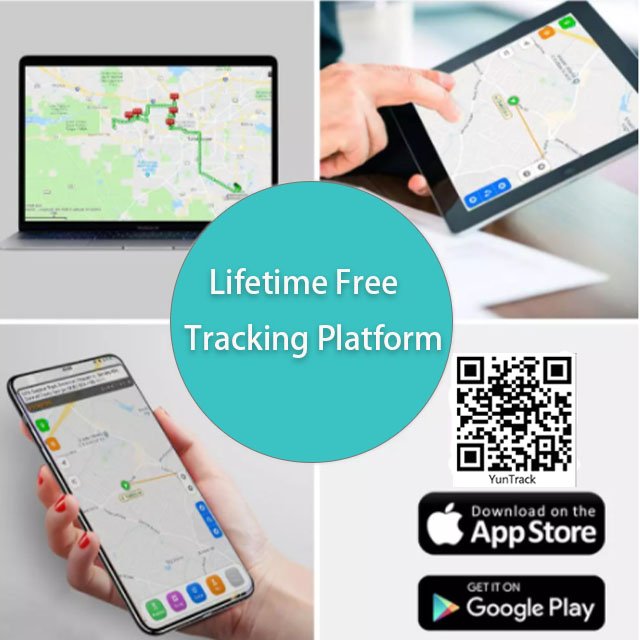 Car GPS Tracker Tracking Relay Device GSM Locator Remote Control Anti-theft Monitoring with Real Time Tracking Free APP