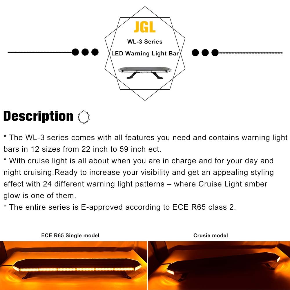 Red Blue Amber Emergency Strobe Light Bar For Ambulance Flashing Light With Stop Brake Turn Signal Emergency Strobe Light